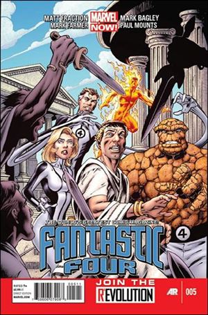 Fantastic Four (2013) issue 5 Mark Bagley Cover