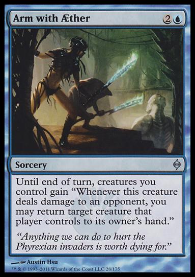 Magic the Gathering: New Phyrexia card 28 Arm with Æther