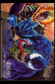 Fleer Ultra Spider-Man (Gold-Foil Signature Parallel Base Set) card 108 The Venom Flows