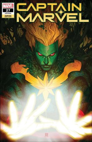 Captain Marvel (2019) issue 27-B Bernard Chang Man-Thing Cover