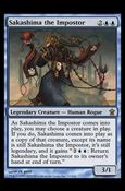 Magic the Gathering: Saviors of Kamigawa (Base Set) card 53 Sakashima the Impostor