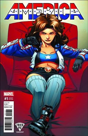 America (2017) issue 1-H Carlo Barberi Fried Pie Cover