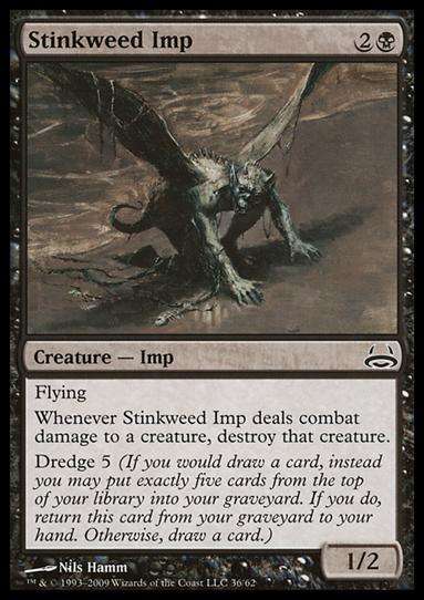 Magic the Gathering: Duel Decks: Divine vs. Demonic (Base Set) card 36 Stinkweed Imp