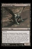 Magic the Gathering: Duel Decks: Divine vs. Demonic (Base Set) card 36 Stinkweed Imp