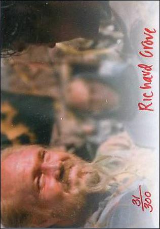 Army of Darkness (Autograph Subset) card 7-B Richard Grove (Card #17) Red Ink 1/300