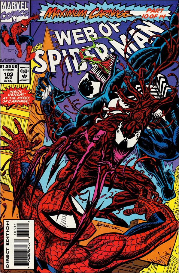 Web of Spider-Man (1985) 103-A by Marvel