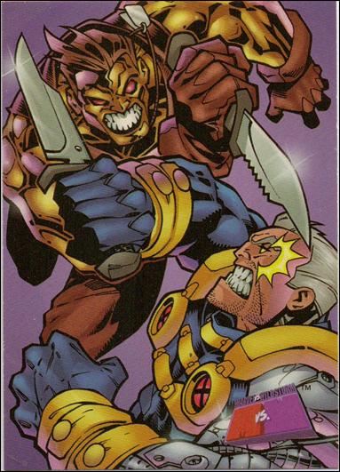 Marvel vs WildStorm (Base Set) card 21 Dane vs Cable