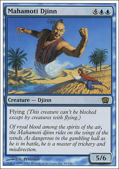 Magic the Gathering: 8th Edition (Base Set) card 88 Mahamoti Djinn