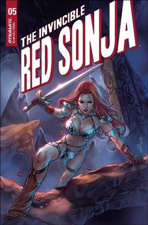 Invincible Red Sonja issue 5-F Elias Chatzoudis Cover