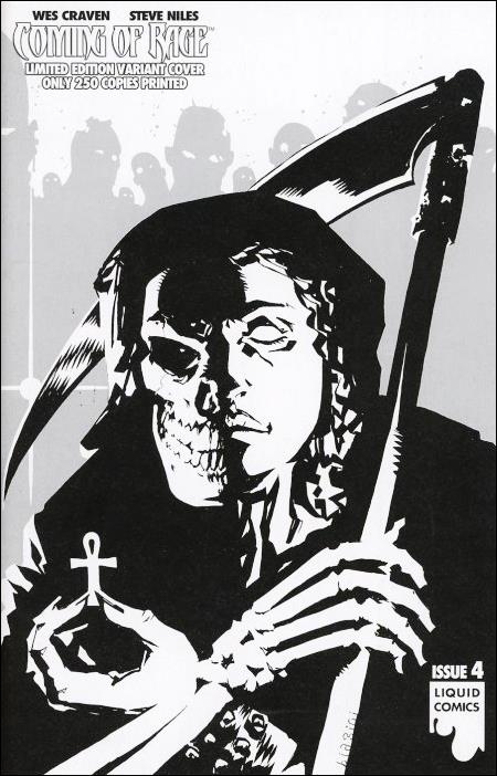 Coming of Rage issue 4-D Francesco Biagini Reaper Black & White Cover 1/250