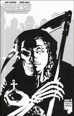 Coming of Rage issue 4-D Francesco Biagini Reaper Black & White Cover 1/250