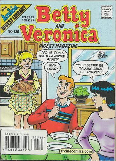 Betty and Veronica Digest Magazine issue 125
