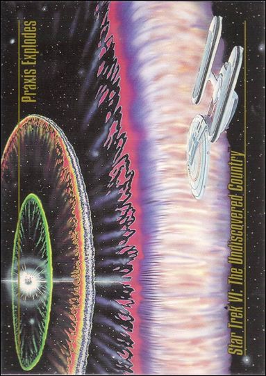Star Trek Master Series: Series 1 (Base Set) card 41 Praxis Explodes