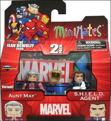 Marvel Minimates figure 126-B Aunt May and S.H.I.E.L.D. Agent