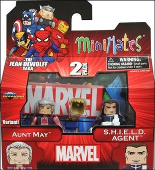 Marvel Minimates figure 126-B Aunt May and S.H.I.E.L.D. Agent