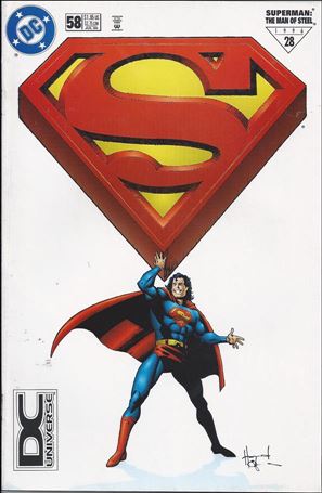 Superman: The Man of Steel issue 58-B DC Universe UPC (2nd Printing)