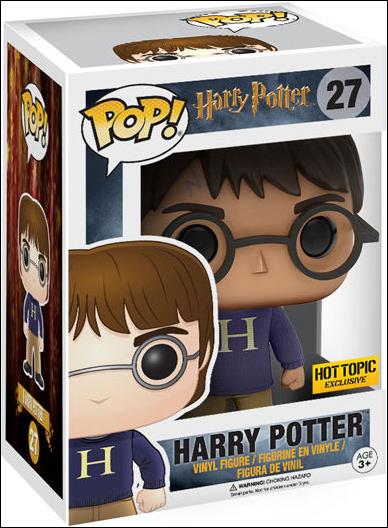 POP! Harry Potter figure 27 Harry Potter (Sweater) Hot Topic Exclusive