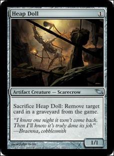Magic the Gathering: Shadowmoor (Base Set) card 253 Heap Doll