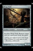 Magic the Gathering: Shadowmoor (Base Set) card 253 Heap Doll