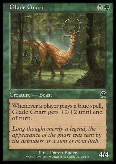 Magic the Gathering: Apocalypse (Base Set) card 78 Glade Gnarr