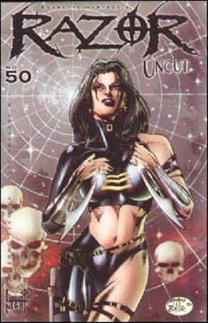 Razor (1991) issue 50-B Michael Bair Cover