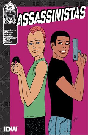 Assassinistas issue 5 Gilbert Hernandez Cover