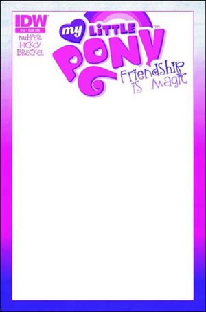 My Little Pony: Friendship is Magic issue 13-D Subscription Blank Cover