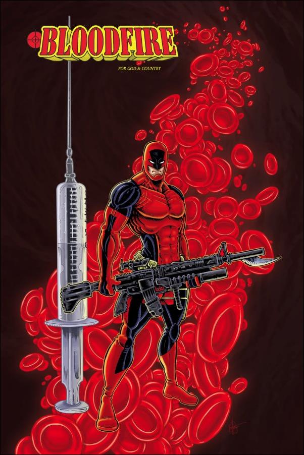 Bloodfire: For God & Country issue 1-B Ken Haeser 1:15 Cover