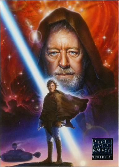Star Wars Galaxy: Series 4 (Base Set) card 79 Two Forces of Good