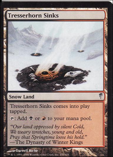 Magic the Gathering: Coldsnap (Base Set) card 150 Tresserhorn Sinks