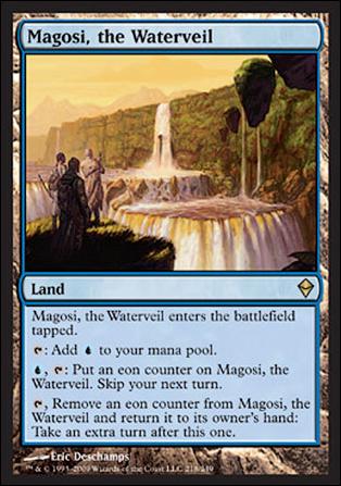 Magic The Gathering: Zendikar (Base Set) card 218 Magosi, The Waterveil