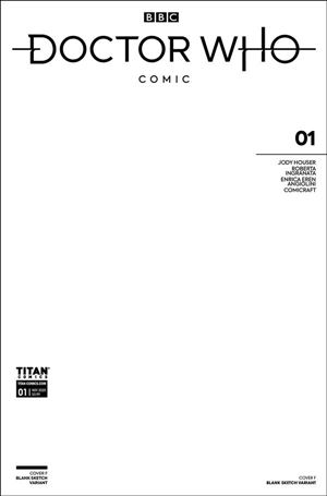 Doctor Who (2020) issue 1-F Blank/Sketch Cover