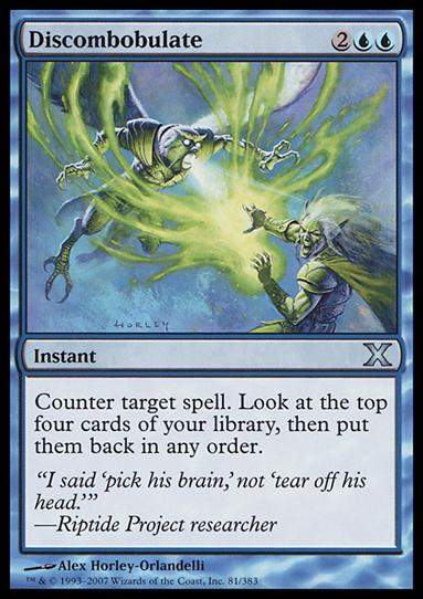 Magic the Gathering: 10th Edition (Base Set) card 81 Discombobulate