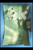 Star Wars: The Clone Wars (Battle Motion Lenticular Subset) card B5 Clone Trooper