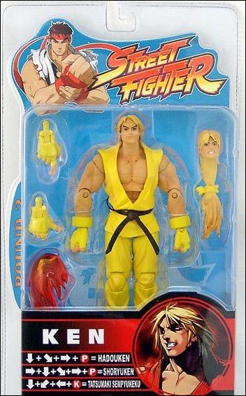 Street Fighter (Round 2) figure 3-D Ken (Yellow)