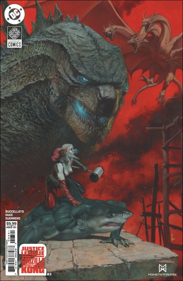 Justice League vs. Godzilla vs. Kong 2 issue 3-B Riccardo Federici Cardstock Cover