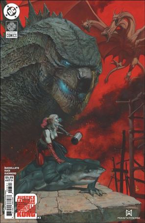 Justice League vs. Godzilla vs. Kong 2 issue 3-B Riccardo Federici Cardstock Cover