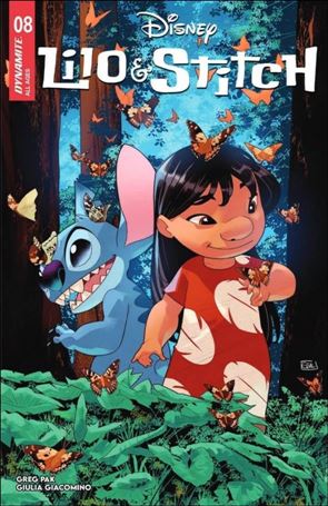 Lilo & Stitch issue 8-B Edwin Galmon Cardstock Cover