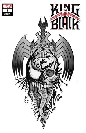 King in Black issue 1-E Ian Bederman Tattoo Cover