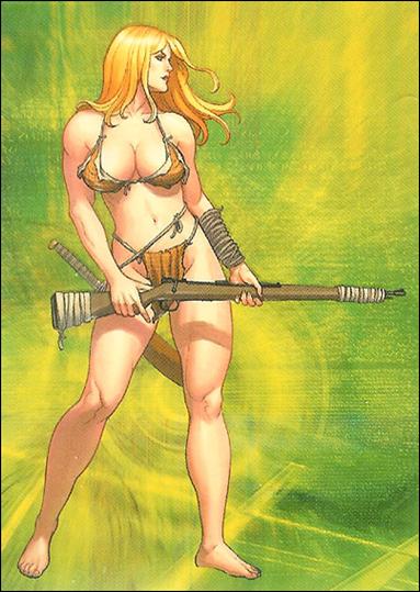 Women of Marvel (Embossed Subset) card T7 Shanna