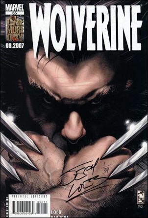 Wolverine (2003)  issue 55-D DF Simone Bianchi Cover (Signed by Jeph Loeb) 1/39