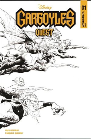 Gargoyles: Quest issue 1-G Jae Lee 1:10 Line Art Cover