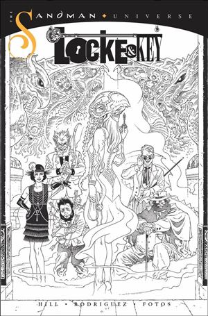 Locke & Key/Sandman: Hell and Gone issue 1-D Gabriel Rodriguez 1:10 Black & White Cover