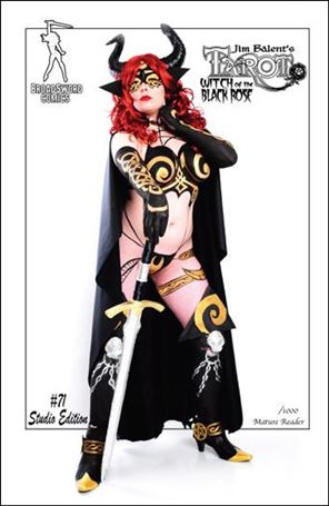 Tarot: Witch of the Black Rose issue 71-C Studio Edition Cover Signed by Balent 1/1000 w/COA