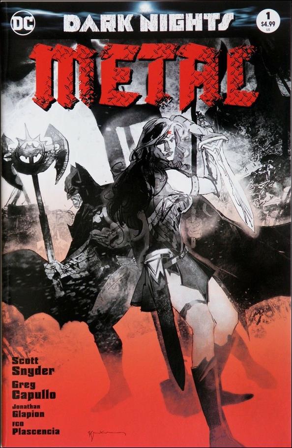 Dark Nights: Metal issue 1-S Seinkiewicz Jetpack\Forbidden Planet B&W Cover