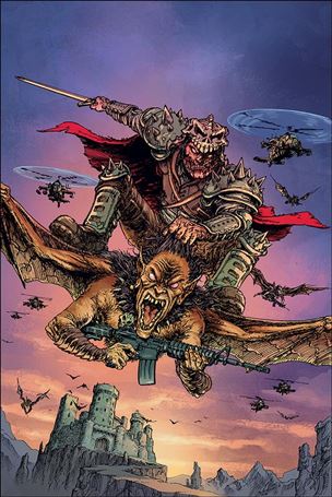 Army of Darkness Forever issue 10-E Chris Burnham 1:10 Virgin Cover