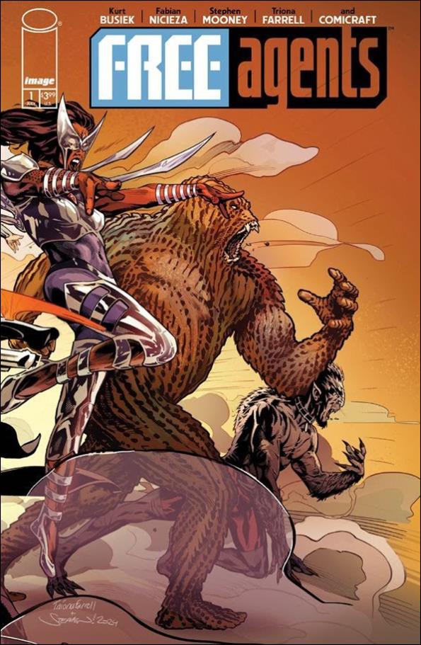 Free Agents (2024) issue 1 Stephen Mooney Wraparound Cover