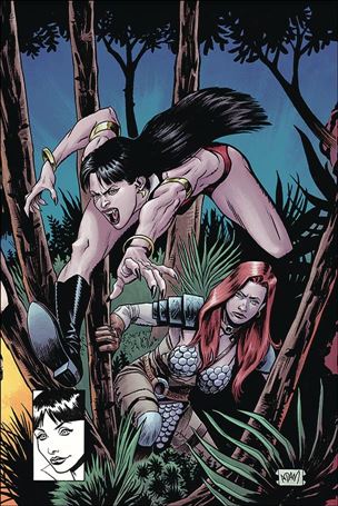 Vampirella / Red Sonja issue 8-N Adam Gorham Virgin Cover