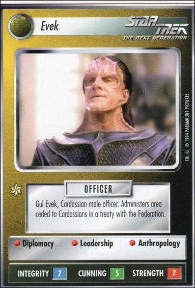 Star Trek: Premiere Unlimited (Base Set) card 296 Evek