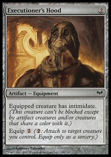 Magic the Gathering: Dark Ascension (Base Set) card 148 Executioner's Hood